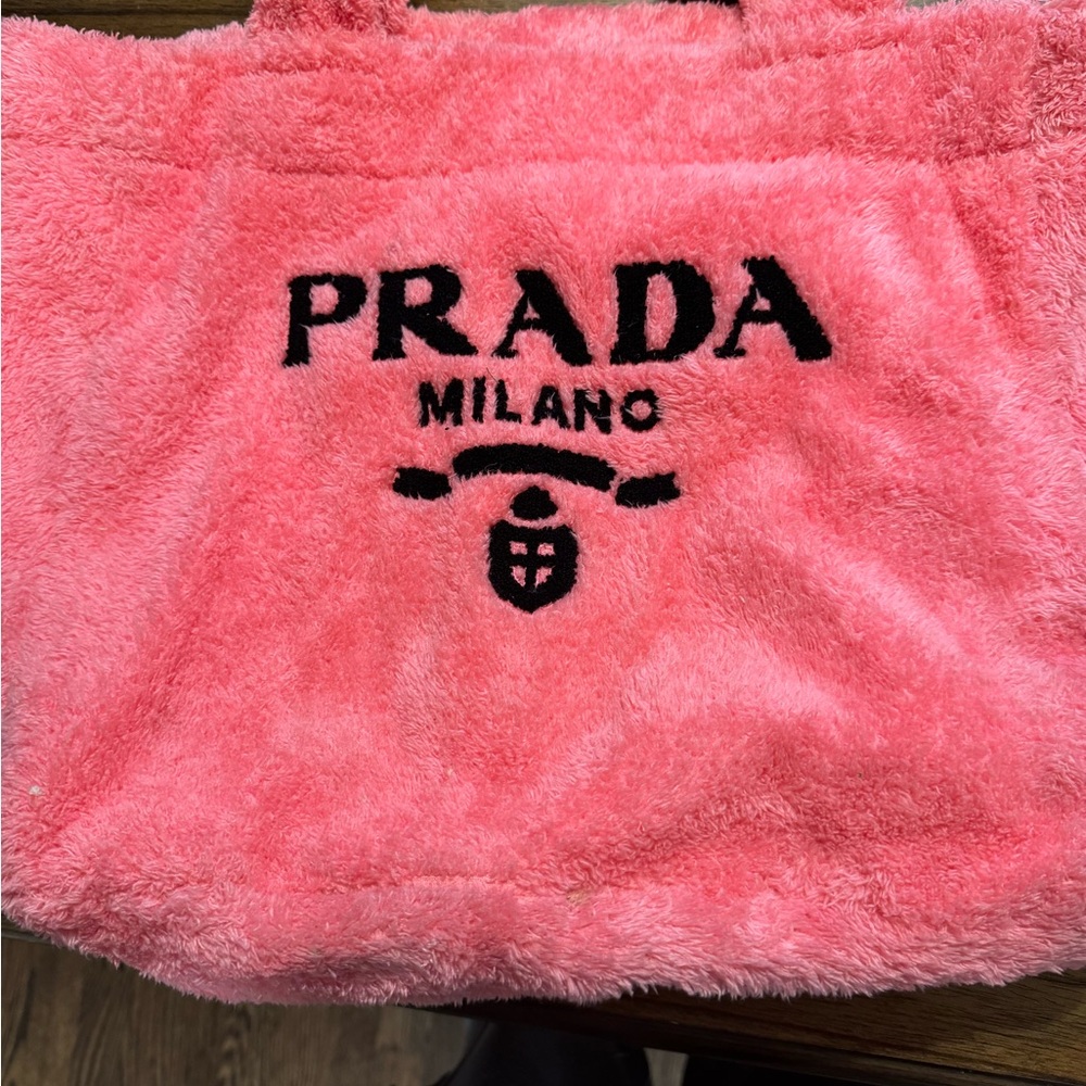 Prada Terri cloth pink tote